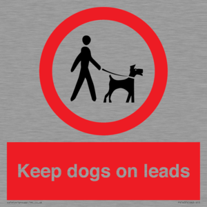 Keep dogs on leads